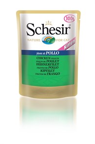 Пауч SCHESIR для котят филе цыпленка в желе 132.С576