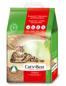 Древесный комкующийся наполнитель Cat's Best Original (Eko plus) 65599