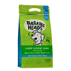 Сухой корм BARKING HEADS CHOP LICKIN LAMB для собак малых пород с ягненком и рисом "Мечты об ягненке" 18089