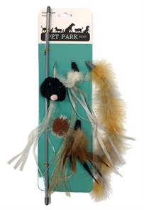 Игрушка-дразнилка для кошек Petpark с 5 сменными кисточками TOY82190