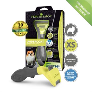 {{productViewItem.photos[photoViewList.activeNavIndex].Alt || productViewItem.photos[photoViewList.activeNavIndex].Description || 'FURminator XS для собак миниатюрных и карликовых пород (до 4.5 кг) с длинной шерстью ширина рабочей поверхности 25 мм (FUR Dog Undercoat XS Long Hair)'}}