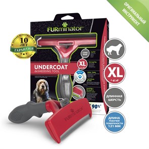 {{productViewItem.photos[photoViewList.activeNavIndex].Alt || productViewItem.photos[photoViewList.activeNavIndex].Description || 'FURminator XL для собак гигантских пород (больше 41 кг) с длинной шерстью ширина рабочей поверхности 121 мм (FUR Dog Undercoat XL Long Hair)'}}